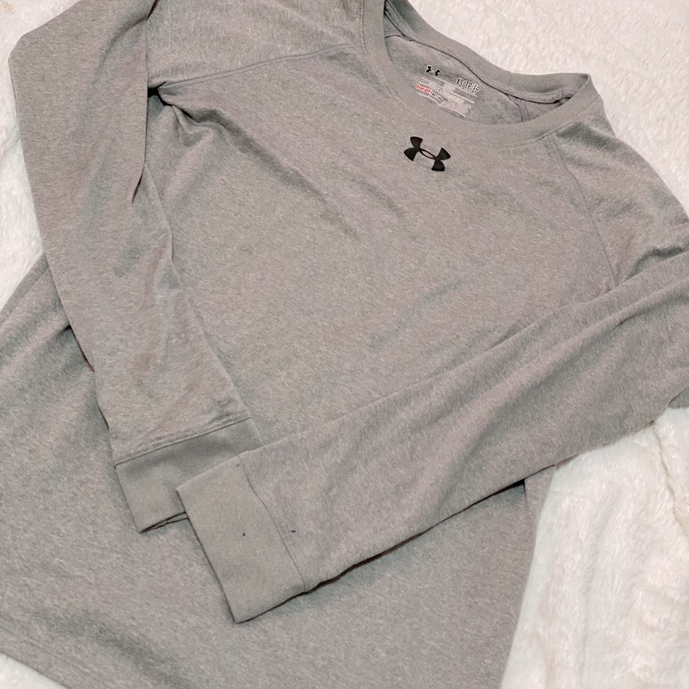 Grey Under Armor Athletic Shirt